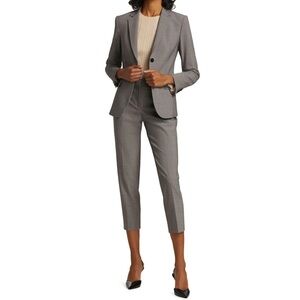 Theory Gray Straight Leg Women's Ankle Pant